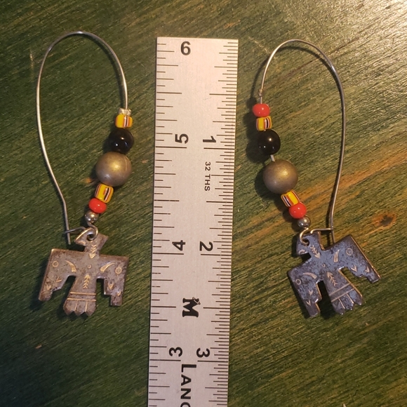 Lot of 6 Pair Various Handmade Earrings - Picture 5 of 8